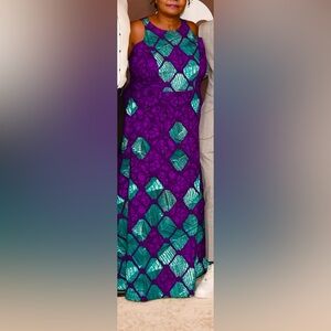 Ray Darten Sleeveless Fit & Flare Dress – Vibrant & Chic (2X)